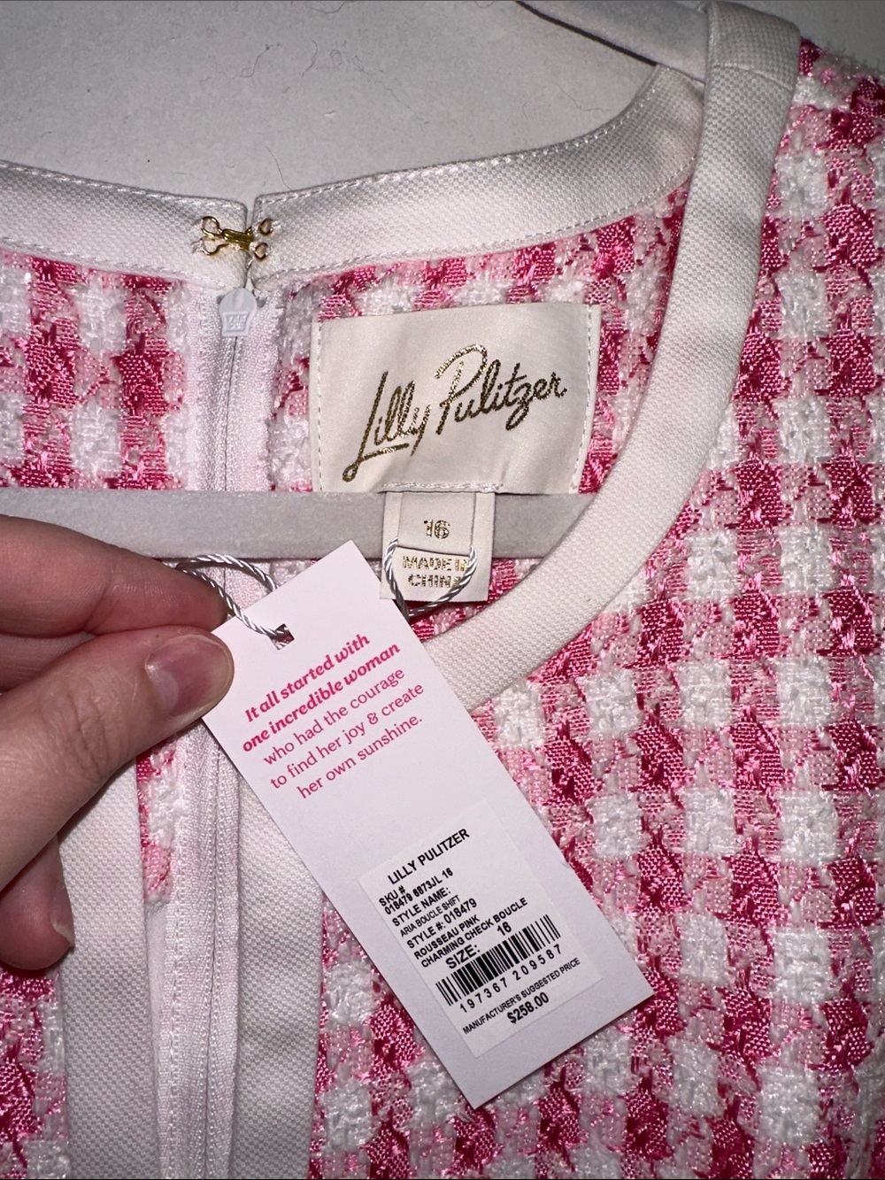 NWT Lilly Pulitzer Aria Boucle Shift Dress - Picture 2 of 3